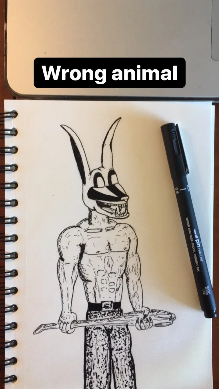 Wrong animal, a drawing by Can Yıldız