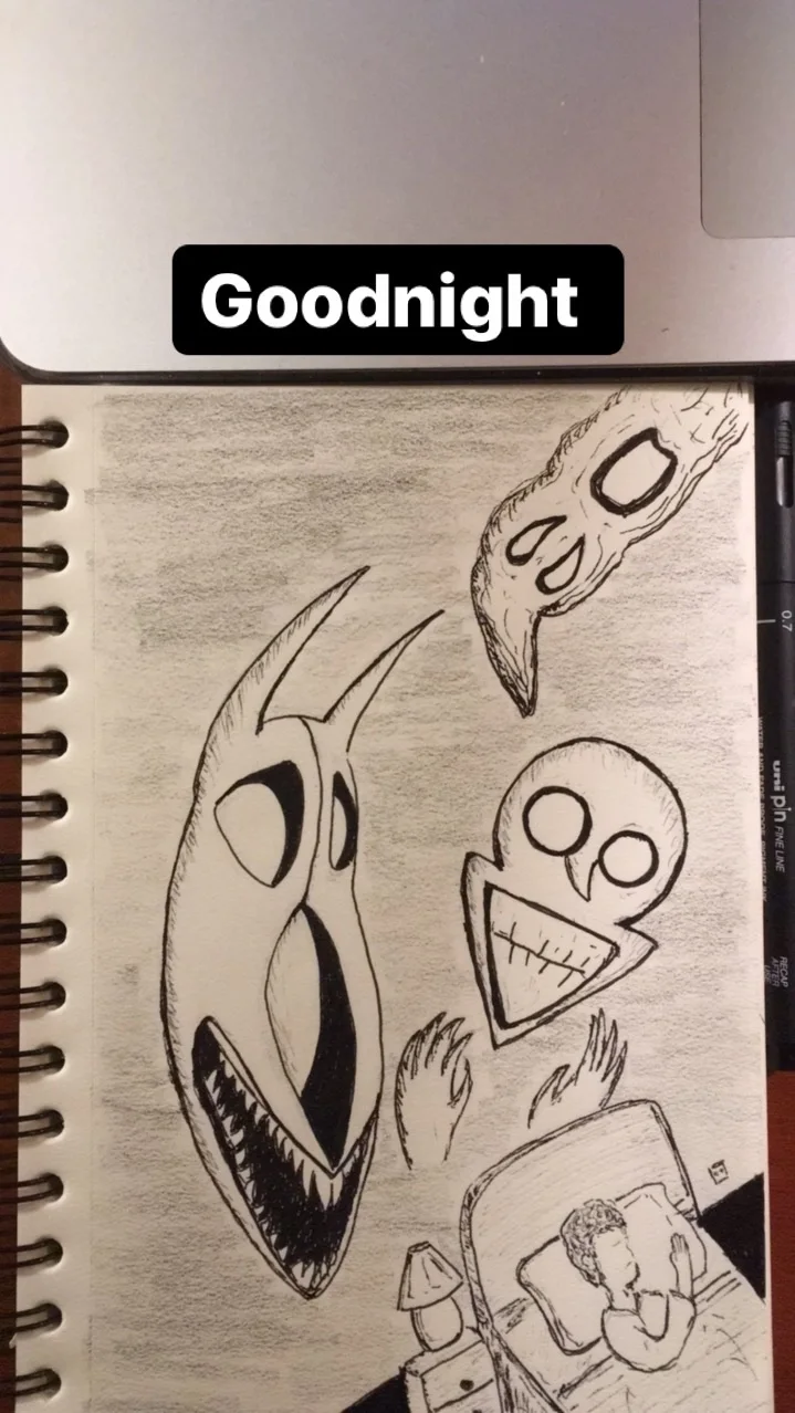 Goodnight, a drawing by Can Yıldız