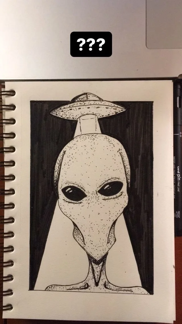 ???, a drawing by Can Yıldız