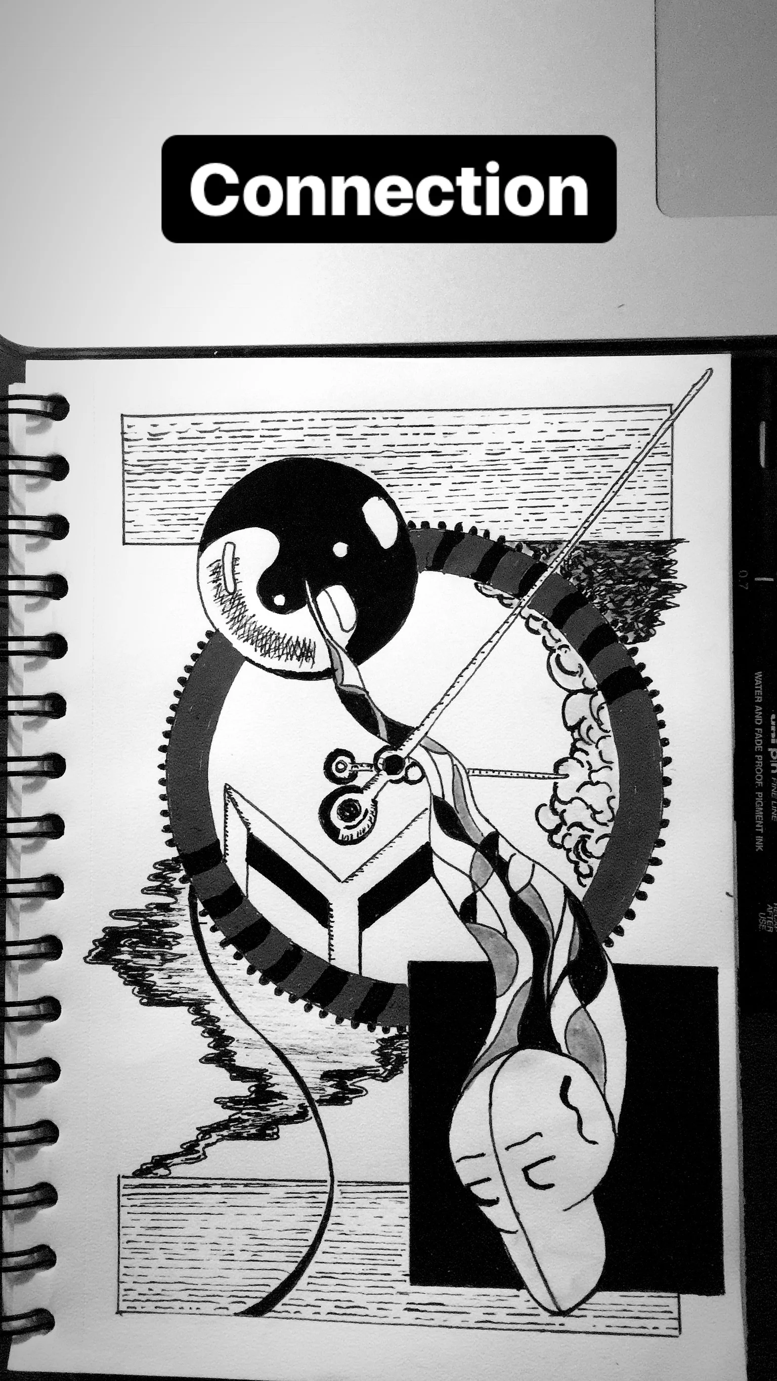 Connection, a drawing by Can Yıldız